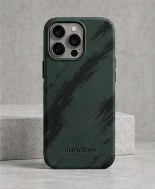 Impact Phone Case in forest, front view